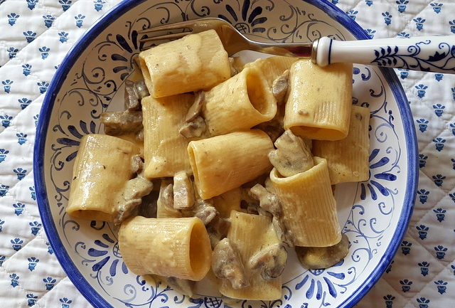 mezzi-paccheri-with-mushrooms-and-cream-9-640x433